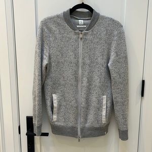 Calvin Klein One Italian Yarn Zip Up Sweater